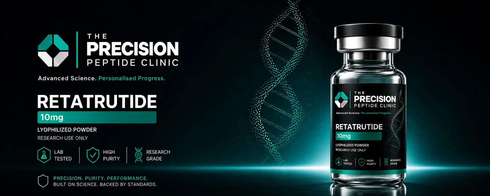 The Precision Peptide Clinic — precision-tested research peptides dispatched same day from Australia